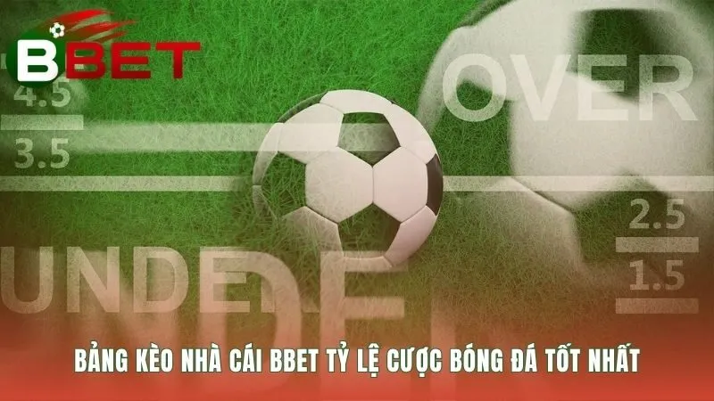 Bảng kèo nhà cái cập nhật tỷ lệ cược bóng đá tốt nhất