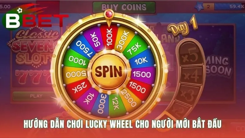 Hướng dẫn chơi Lucky Wheel giải thích quy trình quay thưởng