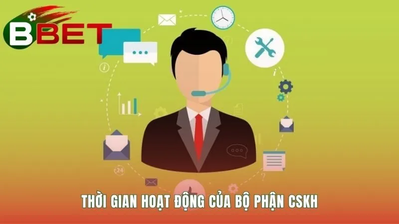 Thời gian hoạt động CSKH được quy định rõ cho từng kênh